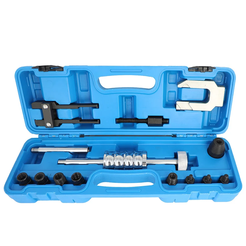 

Universal Diesel Fuel Injector Puller Removal Tool Accessories Extractor Kit with Slide Hammer