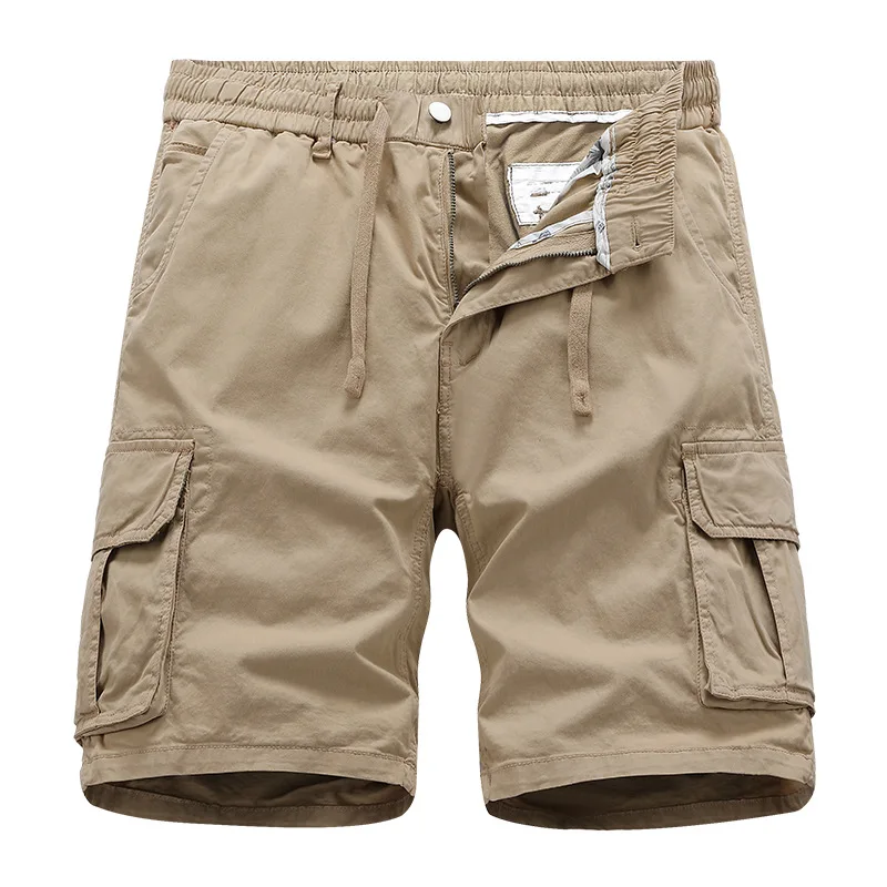 

Fashion Clothing Men Cargo Shorts Summer Short Pants Multiple Pockets Casual Cotton Shorts Size S-4XL