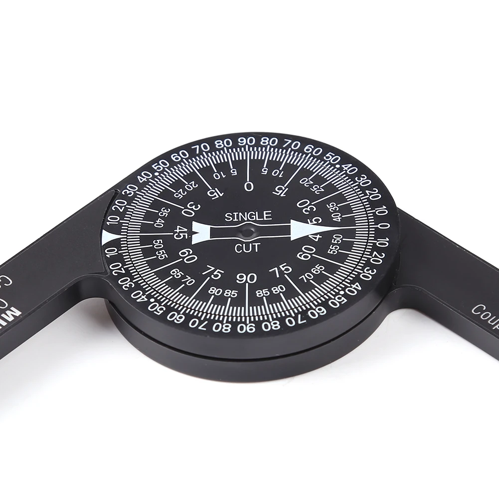 Miter Saw Protractor ABS Digital Protractor Ruler Woodworking Scale Protractor with Marking Pencil Accurate Angle Finder Tool