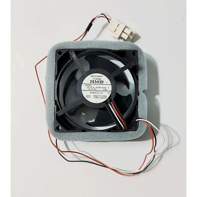 for Samsung Refrigerator Fan for NMB-MAT Model 3612JL-04W-S49 12V 0.3A Cooling Motor Replacement Part