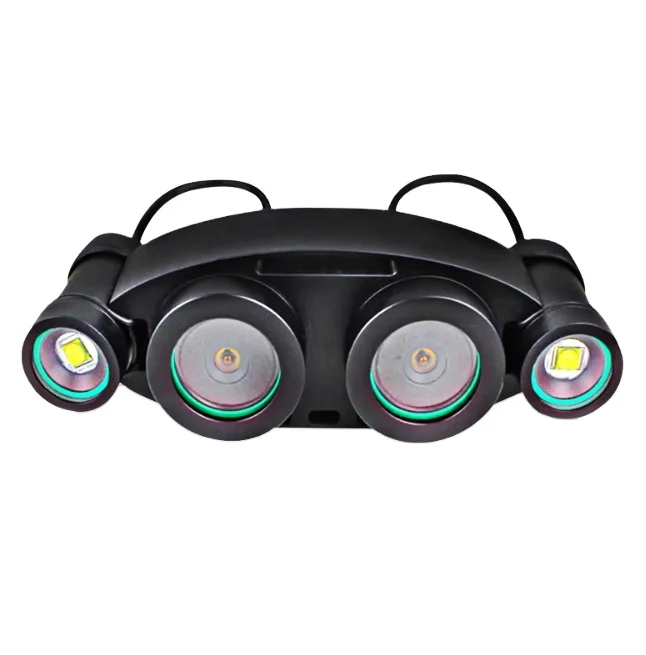 

USB-02B10 Deep-Water HD Binocular USB : Dual Cam, 1500lm Stepless Lights, Hard Anodized for 3D Reconstruction & Marine Use