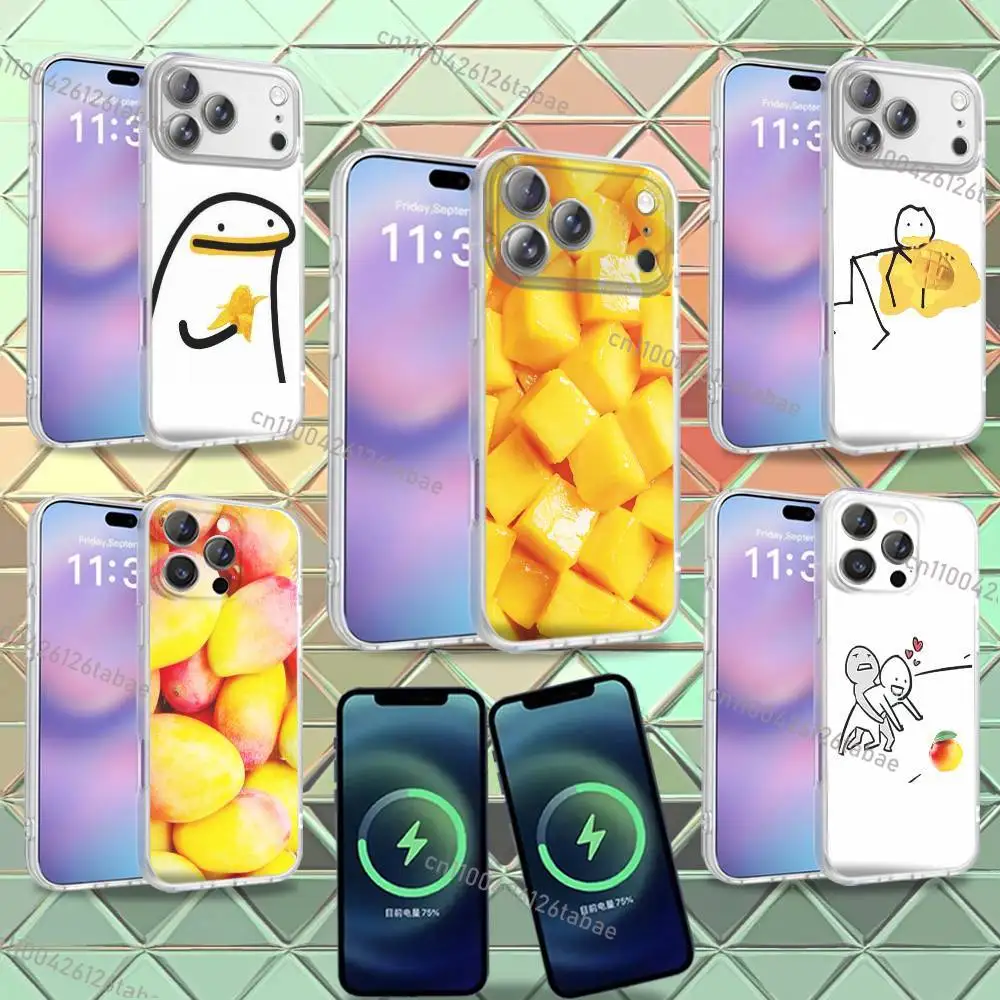 

ME I LOVE MANGO For iPhone 17,12,11,14,13,15,16,Plus,Air,Pro,Max,E,Mini for Magsafe Magnetic Frosted Phone Case