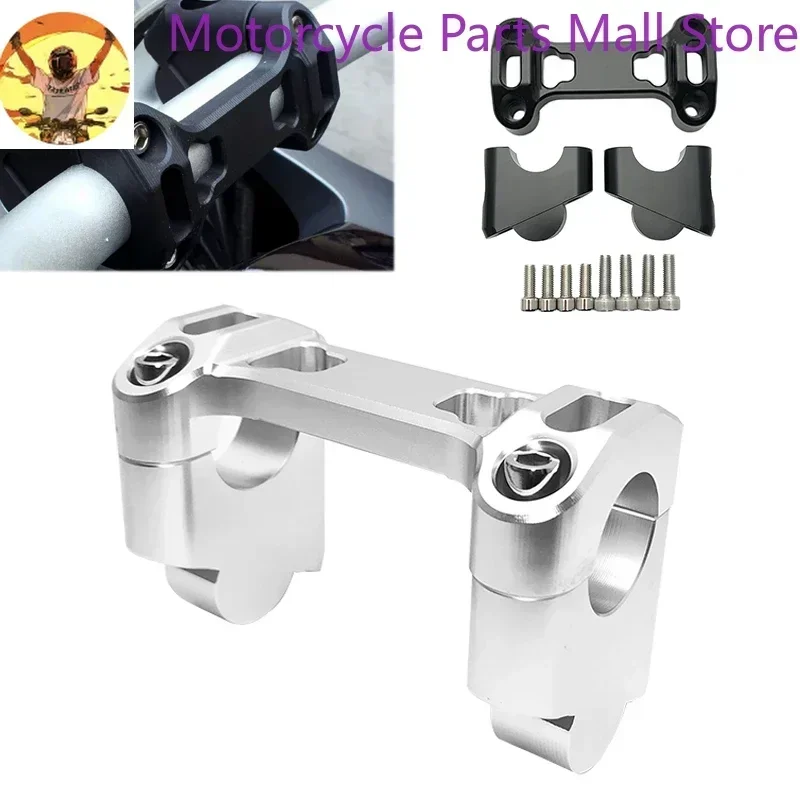 Motorcycle Aluminum Handlebar Riser Top Clamps Cover For BMW R1250GS R1200GS Adventure R 1200 GS 2013-2023 Decorate Handle Bar