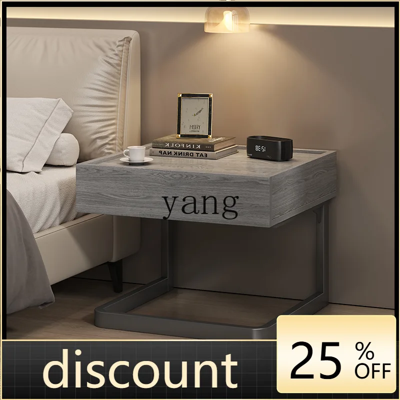 LTT Simple Modern Bedroom Home Light Luxury Storage Cabinet Suspended Simple Shelf