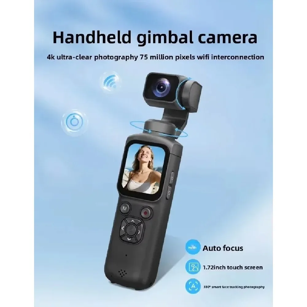 4K Live Streaming Camera Pocket Camera 1.72