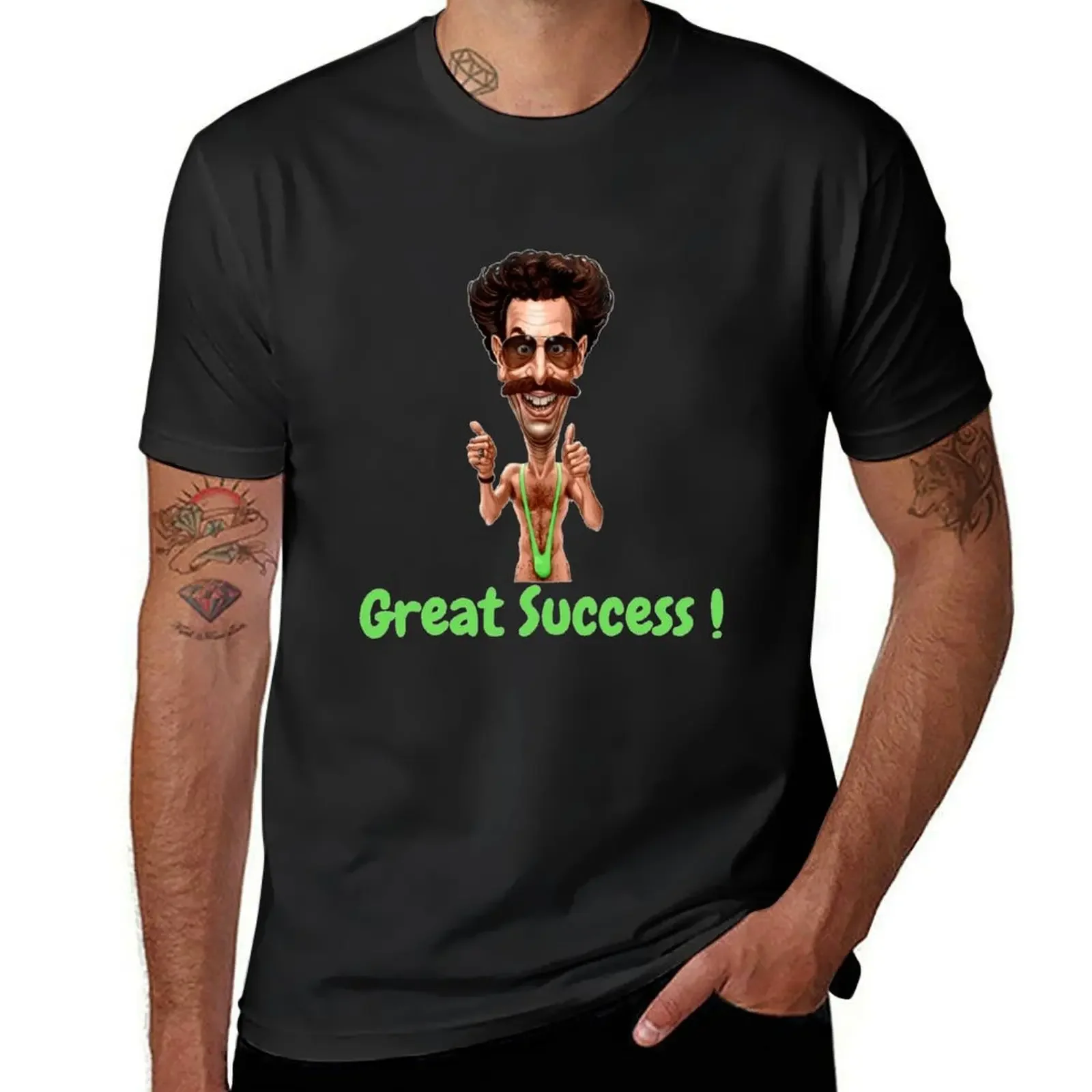 Borat T-Shirt vintage custom shirt anime stuff mens t shirt