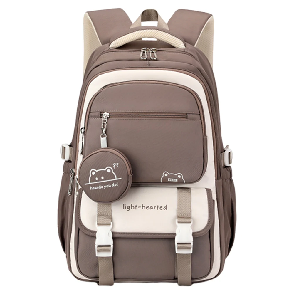 Niedlicher Damen-Rucksack, große Kapazität, All-Match-Schultasche, floral bedruckt, Kawaii-Nylon-Rucksack, Reise-Rucksack