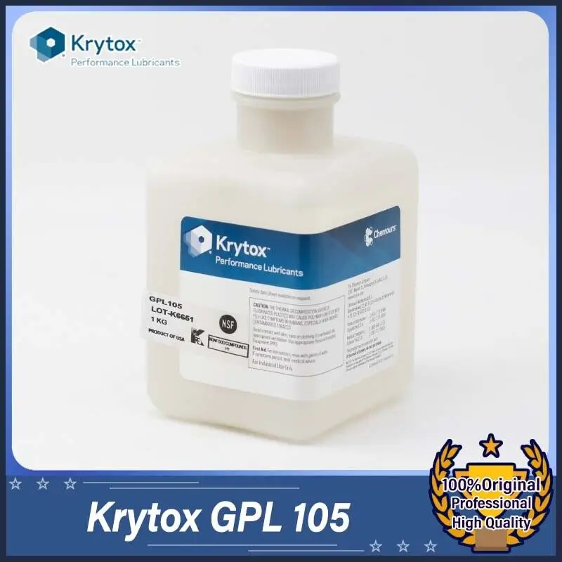 1PC Krytox GPL 105 Lubricant Oil 1kg KRYTOX GPL105 General-Purpose Lubricant