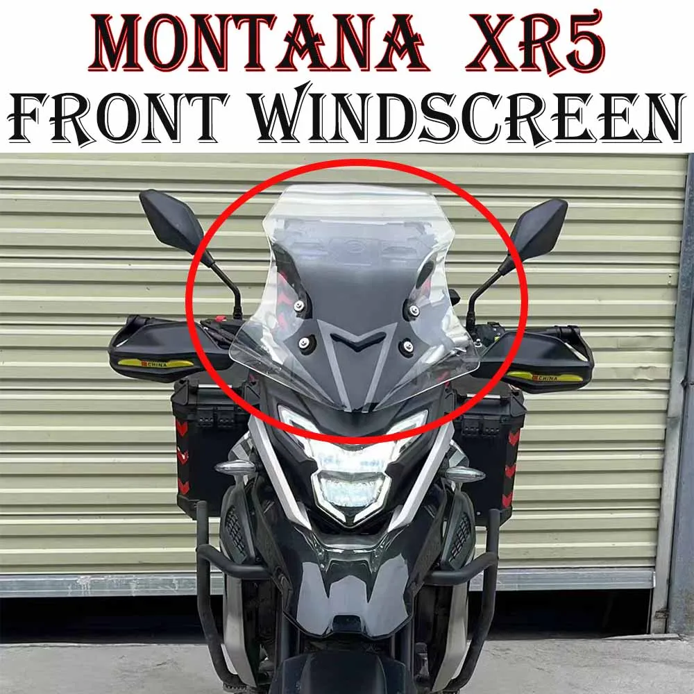 

Für Macbor Montana XR5 XR5 Motorrad Frontscheibe Erhöhen Verbreitert Windabweiser XR5 Macbor Montana Zubehör XR5