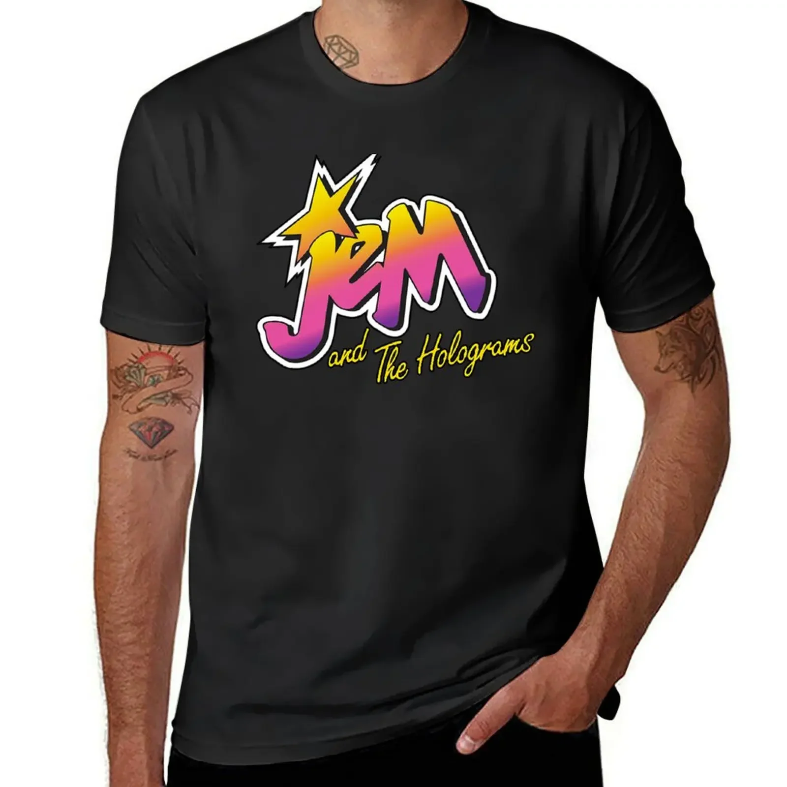 

Jem and the holograms T-Shirt new edition tees for a boy clothing for men