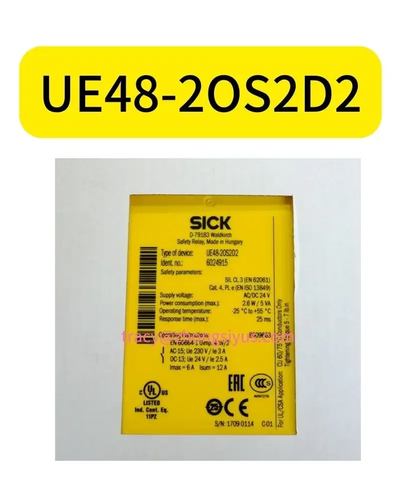 

UE48-2OS2D2 New Safety Relay 6024915 UE48-2OS