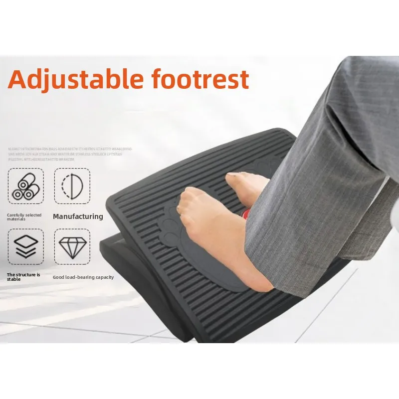 Office Desk Foot Pedal Anti Warping, Cross Legged Footrest with Adjustable Height, Low Stool for Legs，Stools Ottomans，Furniture