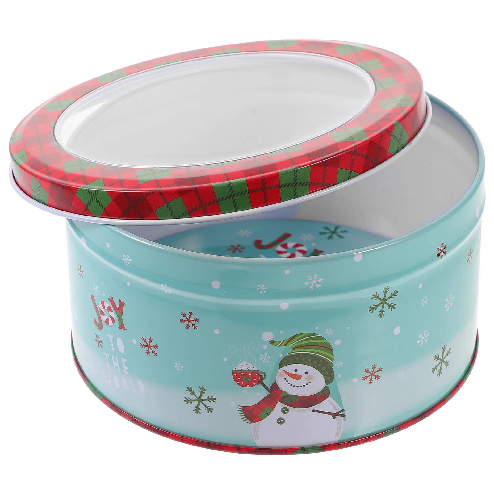 

Christmas Candy Tins Tinplate Storage Box for Sweets Biscuits Treats and Festive Gift Giving Christmas Cookie Tin