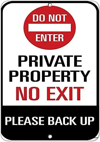 Safety Notice Tin Sign for Parking Only Road Signs Decor Welcome This is Not A Gun Free Zone Retro Style Notice Sign 8