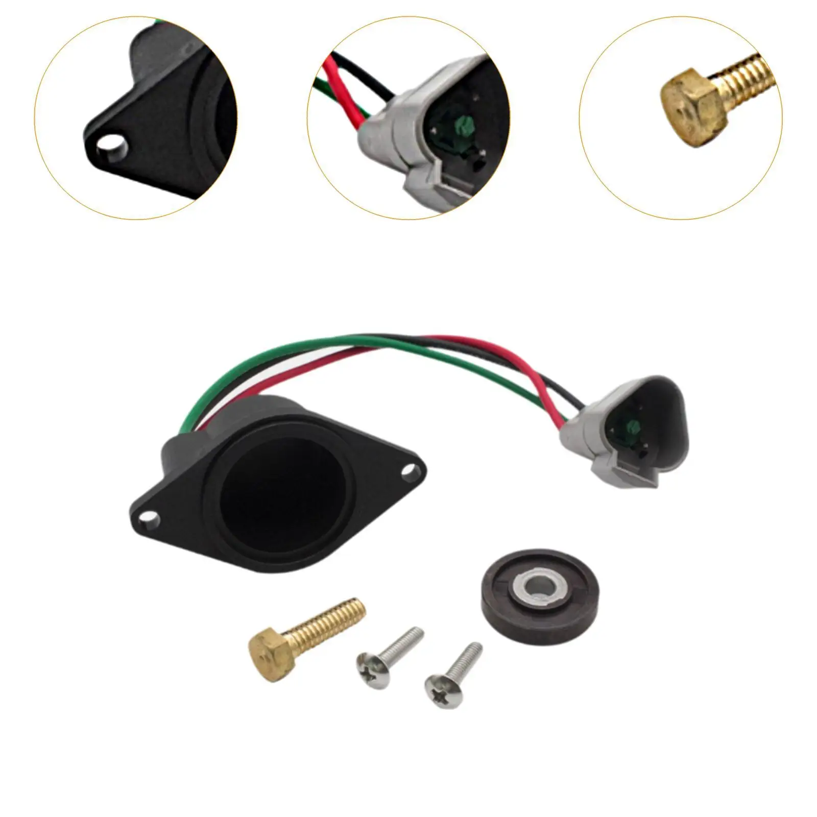 

Easy Installation Golf Cart Speed Sensor Multicolor Plastic Vehicle Transducer for Golf Equipment Accessory