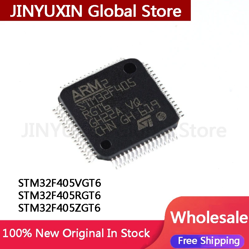 1Piece STM32F405VGT6 STM32F405RGT6 STM32F405ZGT6 STM32F405 ZGT6 RGT6 VGT6 IC