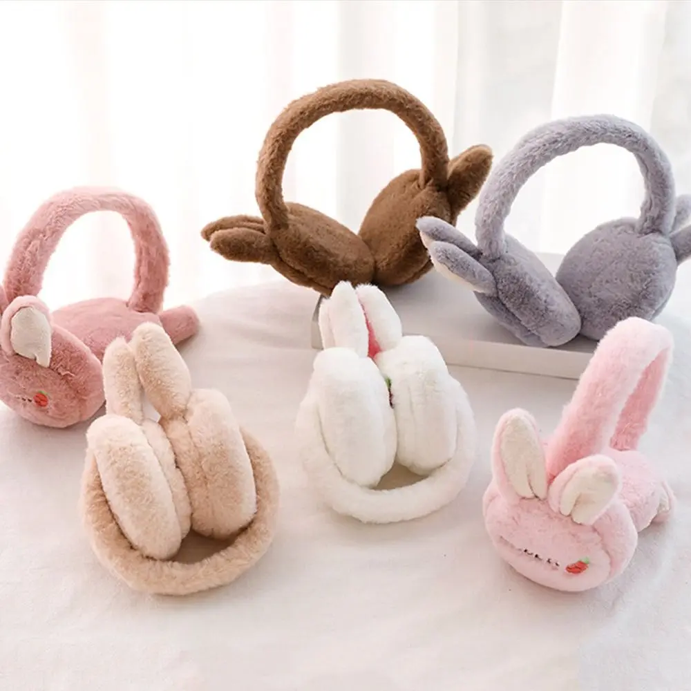 New Plush Earmuff Cold Protection Ear Cover Ear Warmer Thick Cartoon Folding Earflap