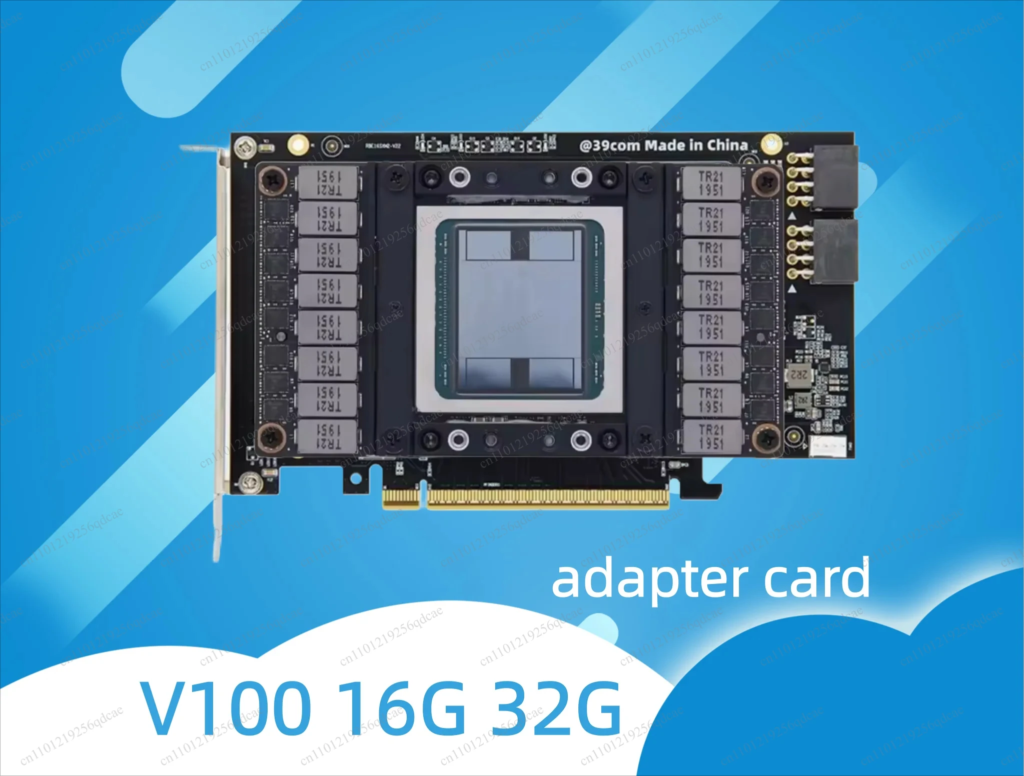 Cardv100 16g 32g for Ai Nvlink Passive Gpu Nvidia V100 Graphics Card Sxm2 Pciex16 Adapter