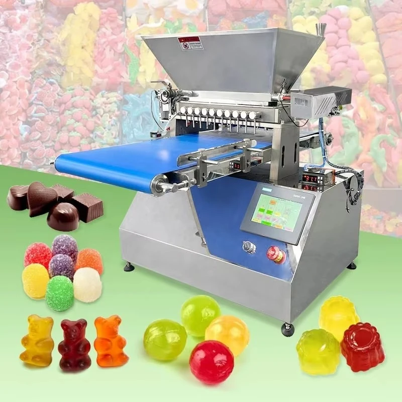 Semi Automatic Bear Gummy Licorice Jelly Hard Candy Confectionery Sweet Make Machine for Small Business