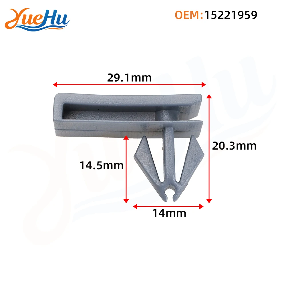 YUEHU 20PCS Rocker Panel Moulding Clip for GM Cobalt HHR G5 15221959 Pursuit Edition Body Side
