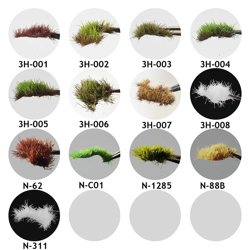 

Материал песочного стола 3 мм, модель кластера травы, сделай сам, ручная работа, игла для газона, миниатюрный пейзаж, платформа, декоративный материал