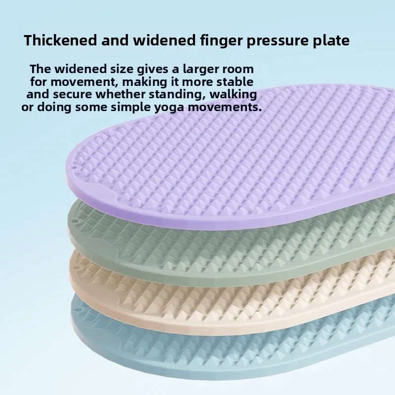 Solid Soft Silicone Acupressure Board Special Foot Massage Pad for Jogging Thickened Foot Stepping Pad for Home Running in Place