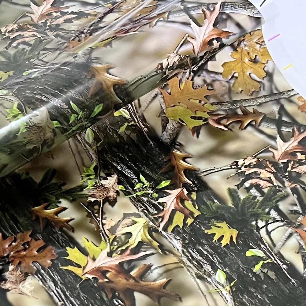 L20 Meters  Hydrographic Films Maple Leaves Camouflage Width 0.5 Meter Water Transfer Printing  Liquid Image Film