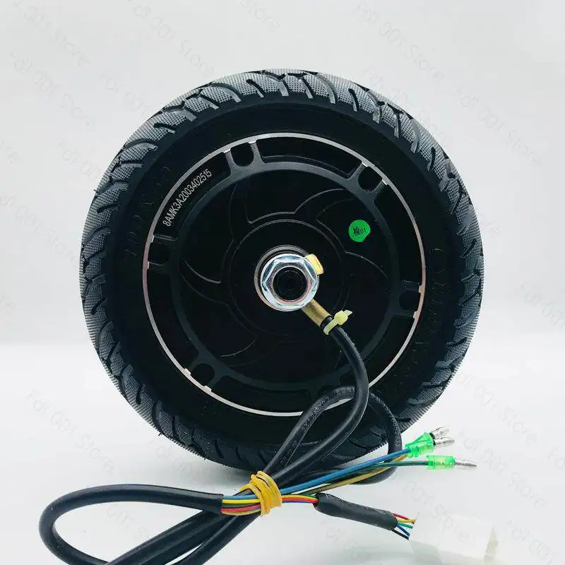24V36v48v350w Scooter Dolphin Bicycle Motor, Electric Vehicle Motor 8 Inch Solid Tire Drum Brake
