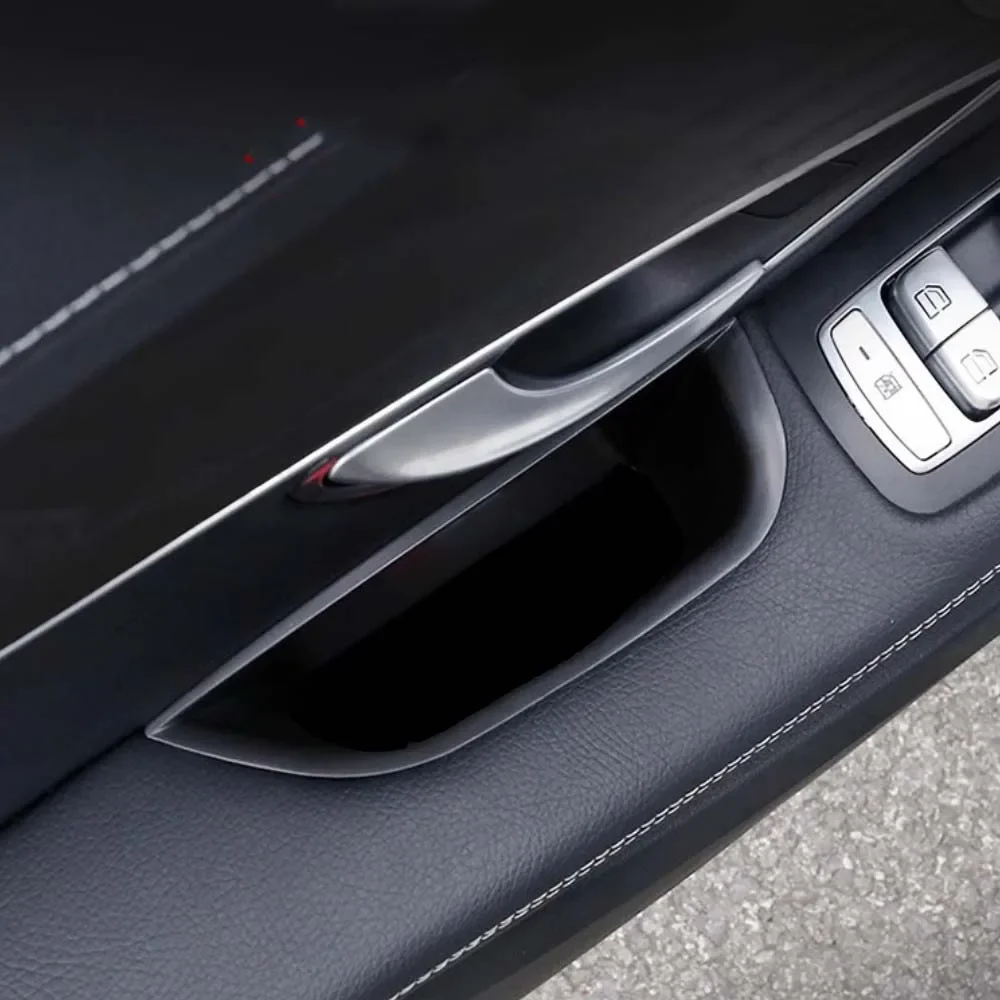 Door Handle Storage Box Inner Handle Container Tray Fit For Mercedes Benz C Class W205 C180L C200L C260L 2015-2021 Accessories