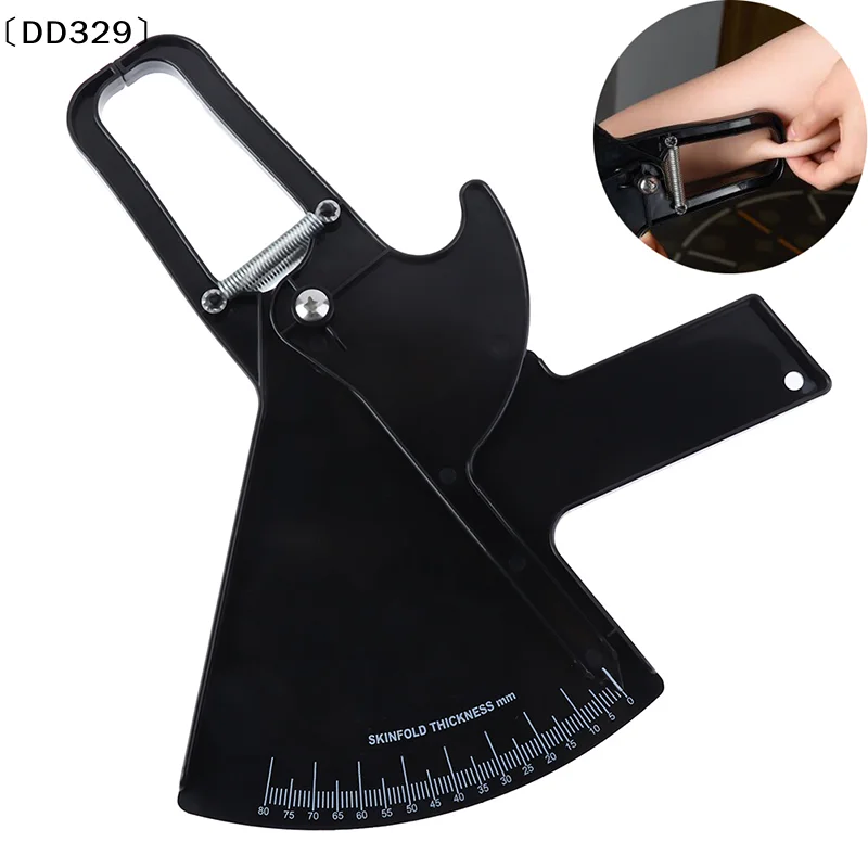 80mm Skinfold Caliper Body Fat Caliper Fitness Tester Analyzer Fat Measure Tool〔DD329〕