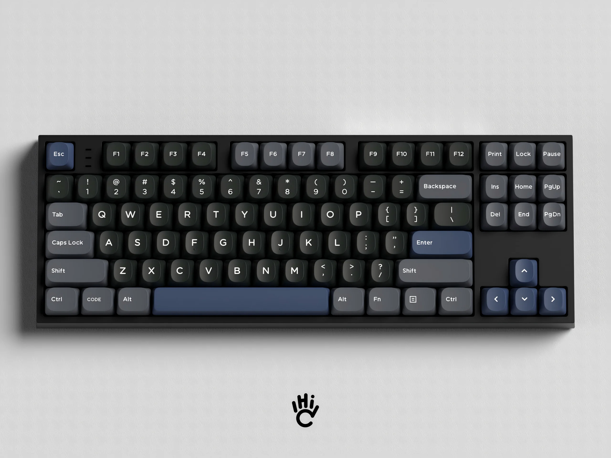 Obsidian Zweifarbige Theme-Tastenkappen 171 Tasten YMK-Profil-Tastenkappe Benutzerdefinierte PBT-Tastaturkappen für mechanische Tastatur-Gaming-Zubehör