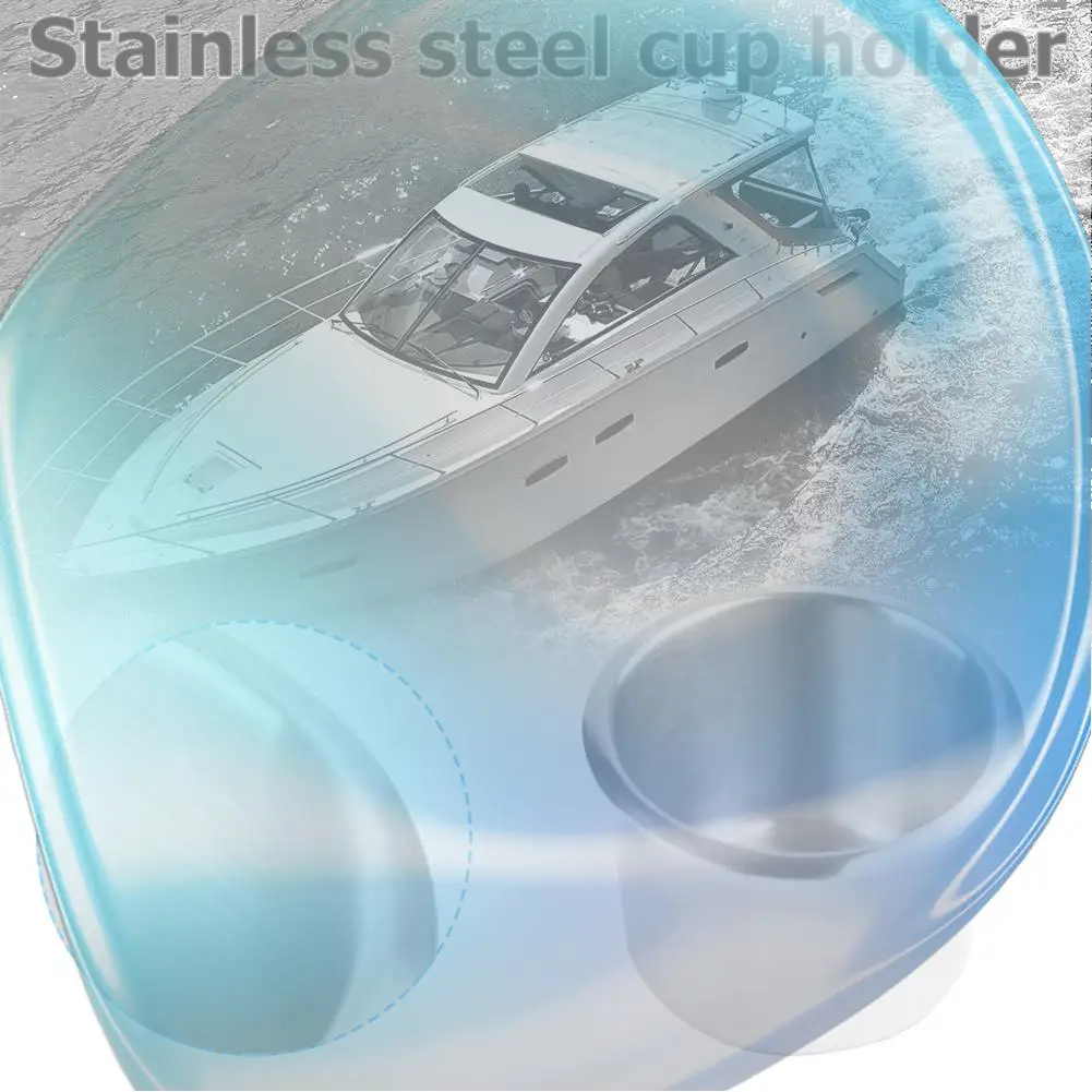 

Автомобильный подстаканник из нержавеющей стали, автомобильная подставка для питья, контейнер для хранения, автоматический подстаканник, органайзер для морской лодки, яхты, грузовика, кемпера