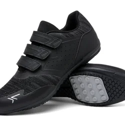 Couple Riding Shoes Man Hook Loop Road Bicycle Shoes Breathable Women Non Slip Rubber Sole Rubber Speed Road Bike Sneakers