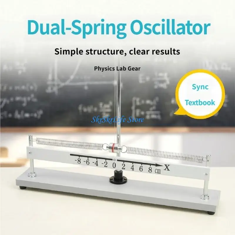 E65E Double Spring Horizontal Vertical Vibration Images Tracers For Physics Experiments