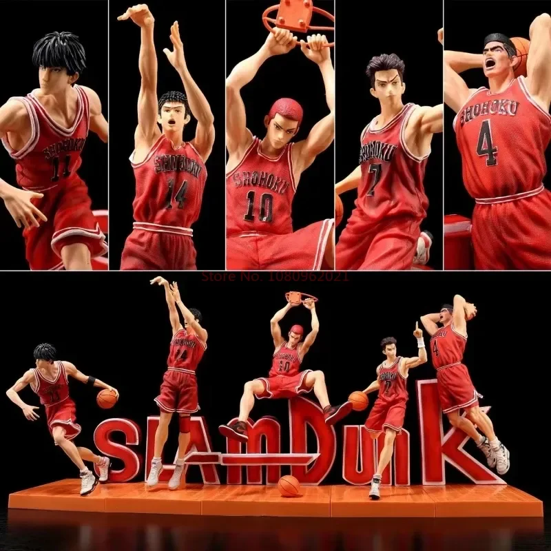 Slam Dunk Action Figure Sakuragi Hanamichi Kaede Rukawa Hisashi Mitsui Ryota Miyagi Takenori Akagi Figuras Toys Model Gift