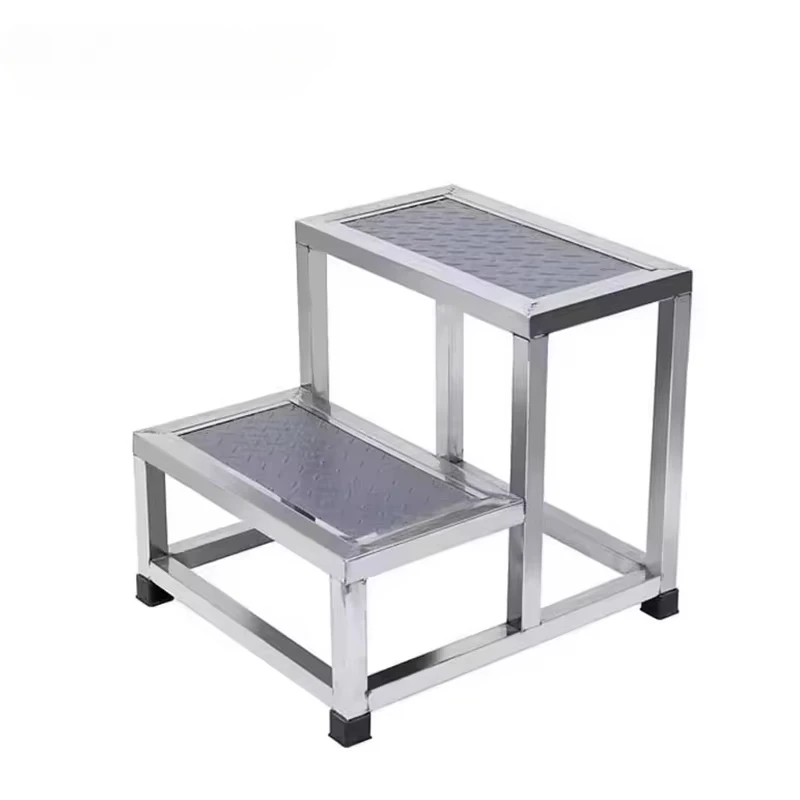 

Factory Price Activity Hospital Furniture One Step Two Steps Medical Stainless Steel Patient Footstool