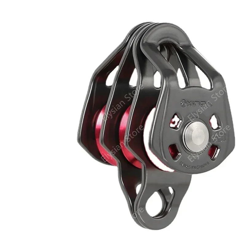 Climbing Aluminium Triple Pulley With Ball Bearing Rescue Traversing Lifting