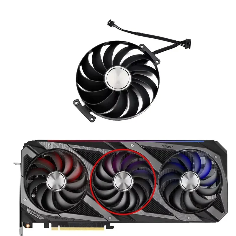 95MM 4Pin GPU Cooling Fan CF1010U12D For ASUS Rog Strix RTX3060 3070 3080Ti 3090 RX6700 Graphics Video Card