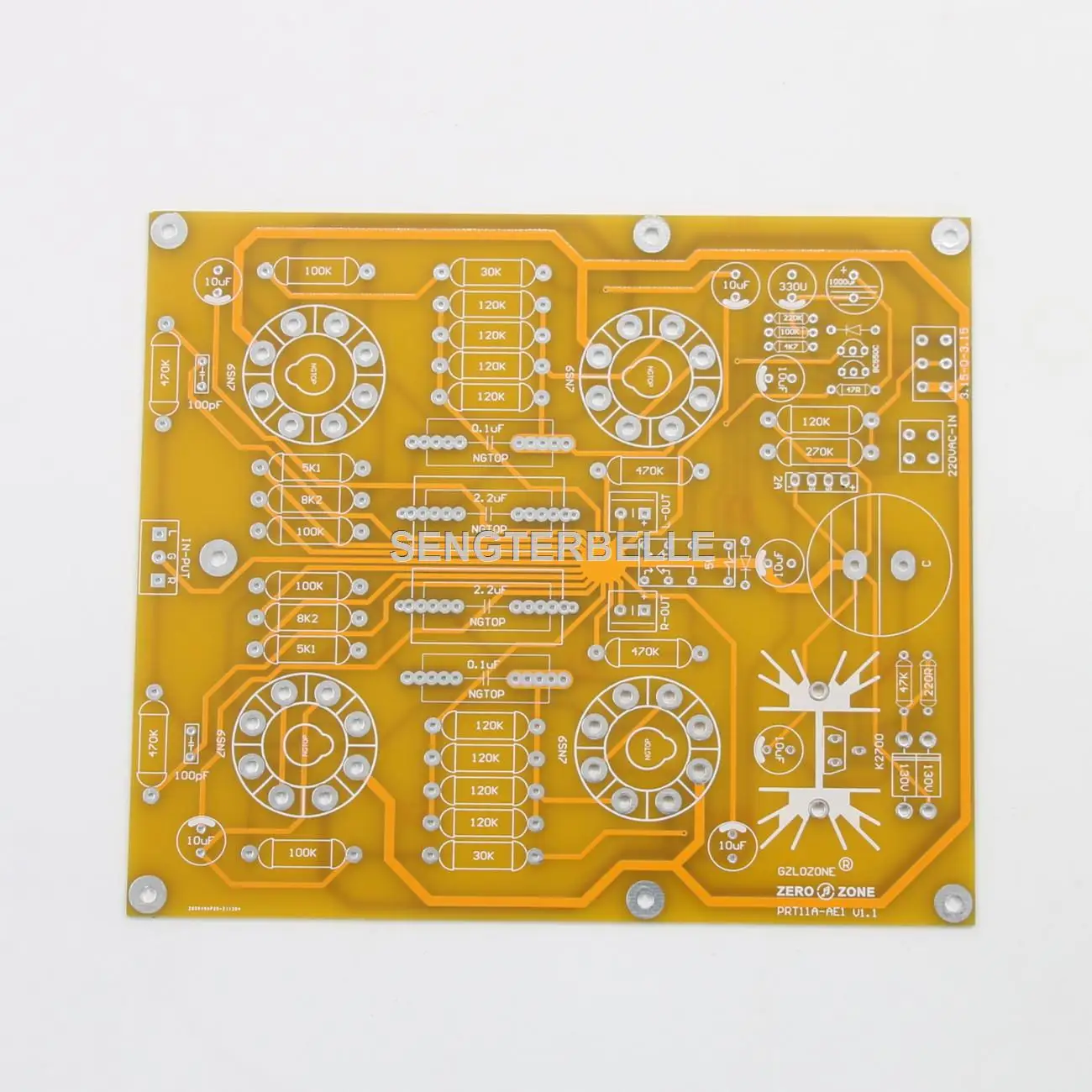 HiFi Upgraded 6N8P / 6SN7 Stereo Tube Preamplifier Board Refer US Gary CARY-AE1 Preamp Circuit