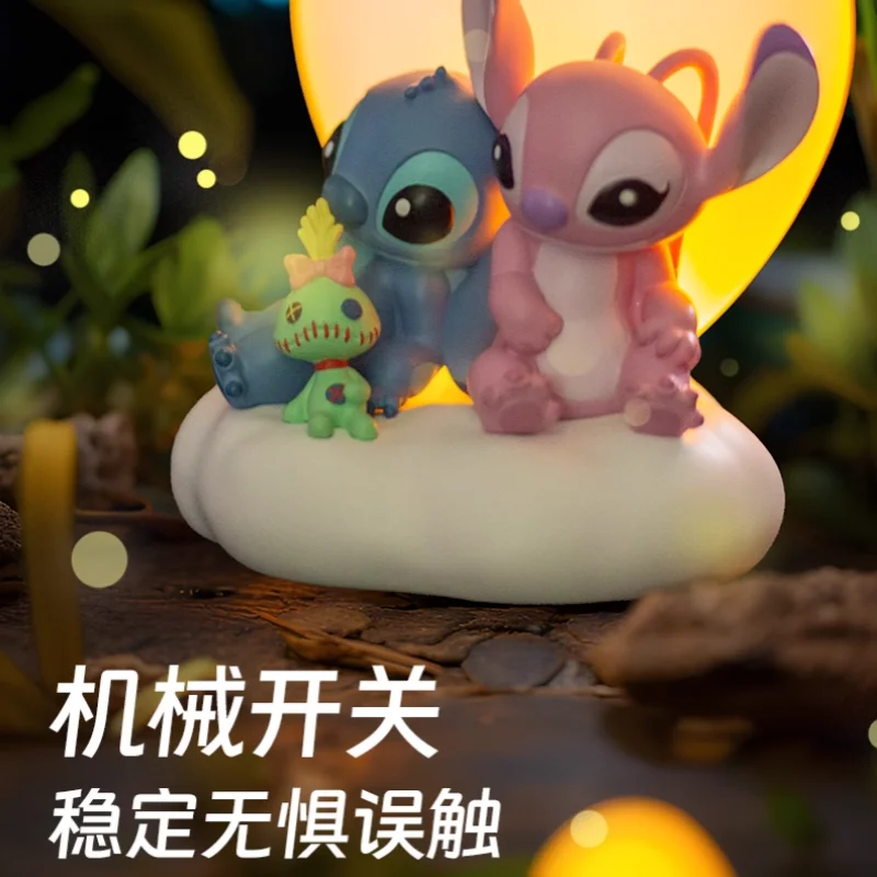 

Stitch And Angel Disney Night Light Figure Interstellar Baby Stitch Anime 18cm Figure Surrounding Decoration Birthday Gifts Kids