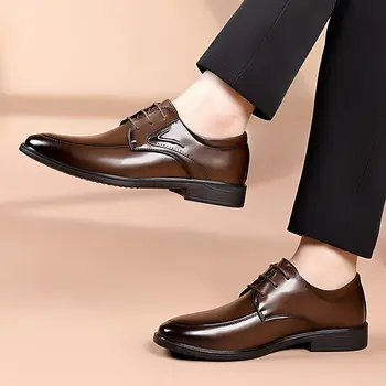 英倫風男士商務休閒鞋 皮革縫線牛津鞋 舒適樂福鞋 休閒漫步男士僧侶鞋 10 最佳銷售 男士牛津鞋 - №10