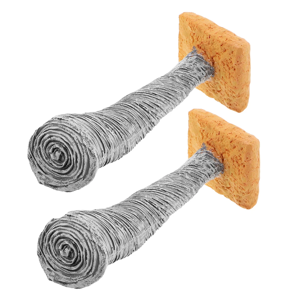 

2pcs Tornado Model Realistic Resin Statue for Sand Table Micro Landscape Decor Mini Garden Ornament decoration stand table