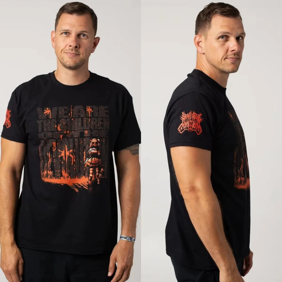Genxsis Sigil Bring Me The Horizon Band Graphic T-Shirt Cotton Men Women Streetwear Tee