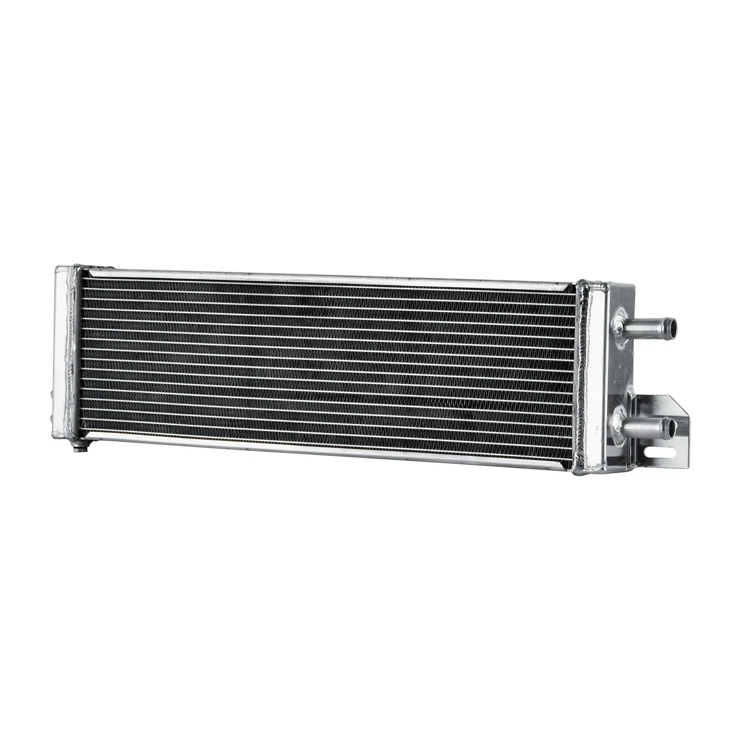 GTGMOTO Universal 2-Row Aluminum Air to Water Intercooler Liquid Heat Exchanger