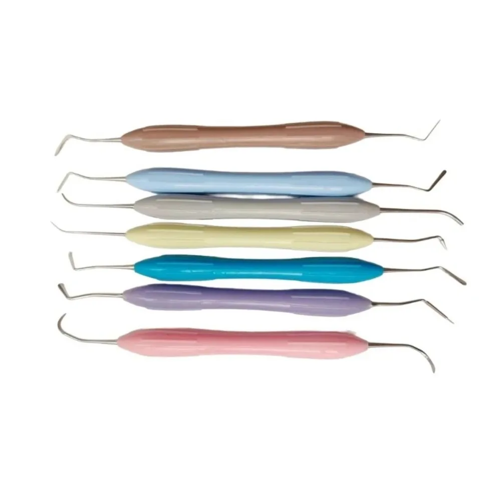 Dental Resin Filled Restorative Instrument Filler Aesthetic Restoration Knife Silicone Handle Dentistry Tools Composite