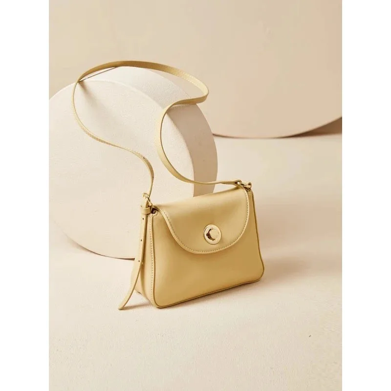 

New 2026 High-end Woman Small Shoulder Bags Soft Cowhide Single Female Armprit Bags Versatile Luxury Casual Crossbody Bags