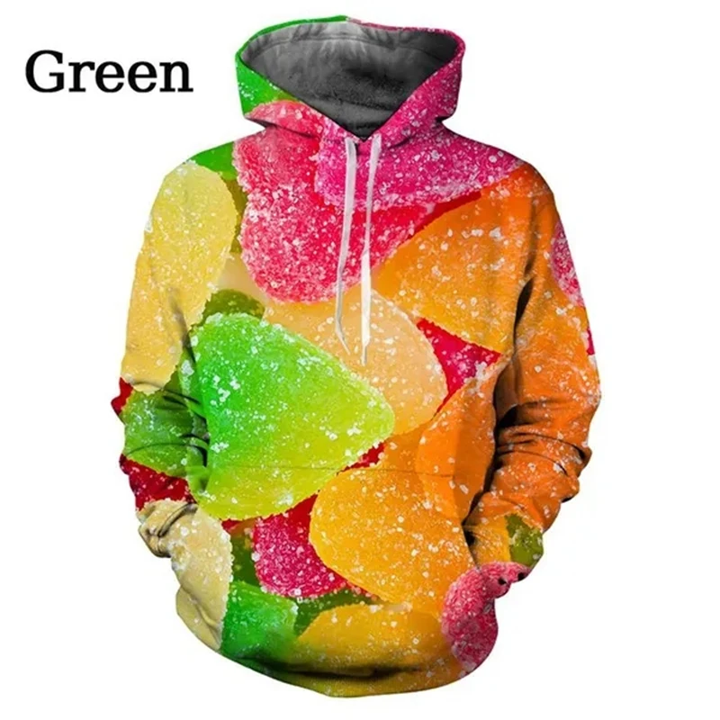 Fashion 3D Print Candy Snack Bag Sugar Fashion Casual Hoodies Sweatshirts For Men Women Kids Long Sleeve Pullover Hoodie Hooded