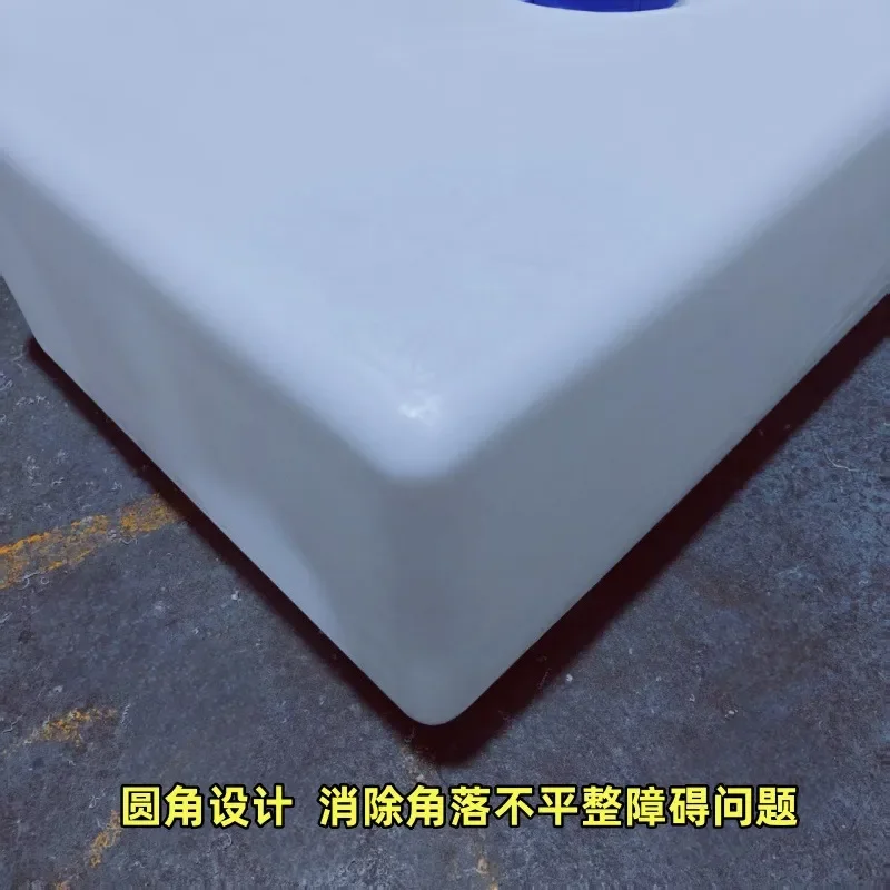200L Square Plastic Water Tank Rotomolding Chemical Storage Barrel Industrial Liquid Container for Machine Tool Cooling