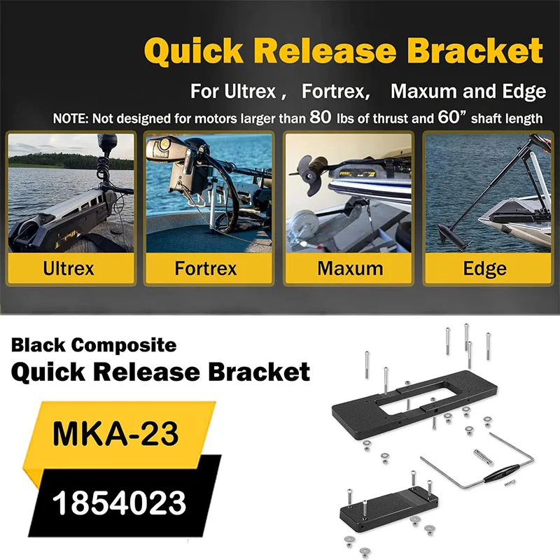 1854023 Quick Release Bracket MKA-23 Composite Scissors Quick Release Bracket Compatible with Ultrex Fortrex Maxxum and Edge