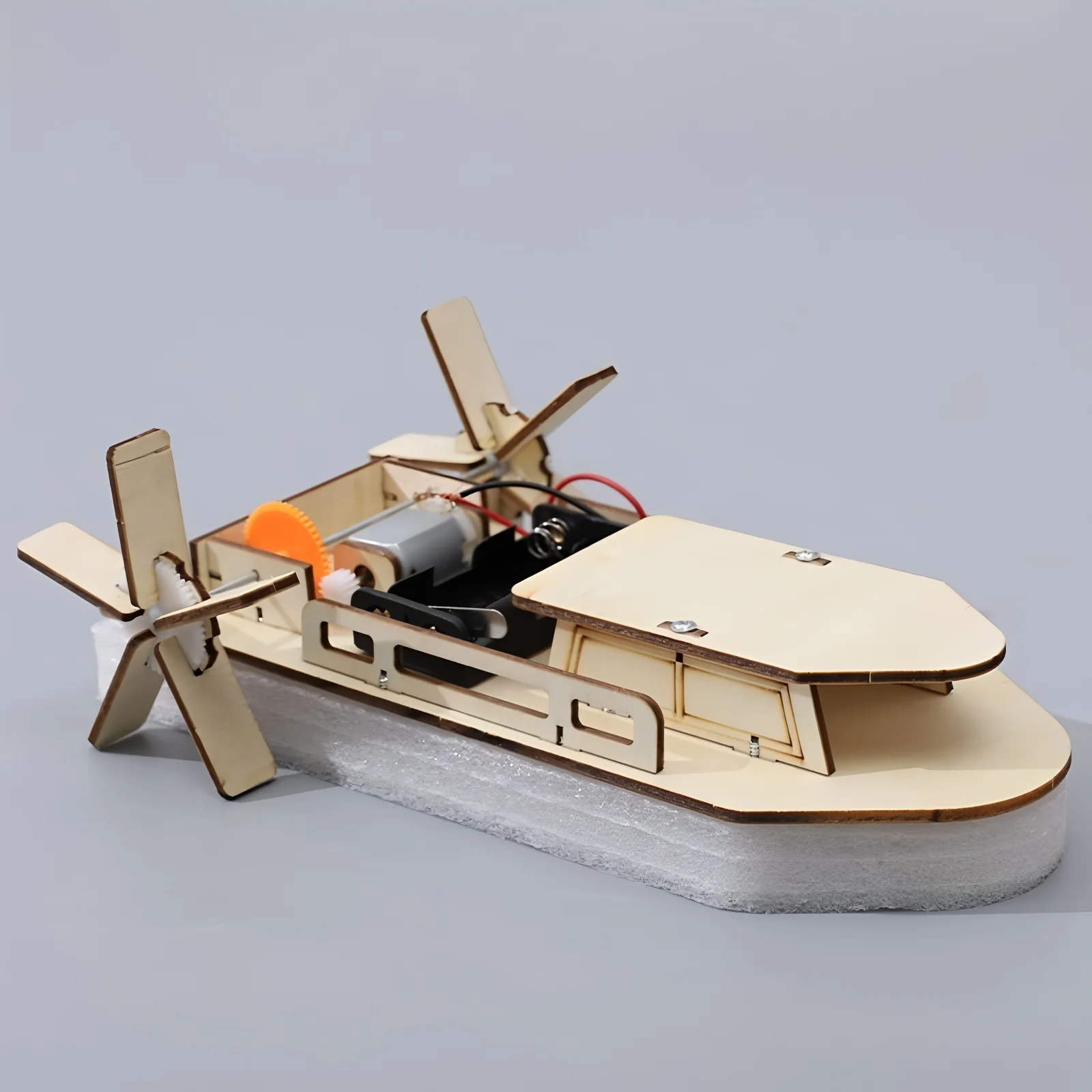 ألعاب الأطفال، باخرة تعليمية خشبية، تجميع DIY يدويًا، مواد تجريبية، هدايا أطفال DIY #4